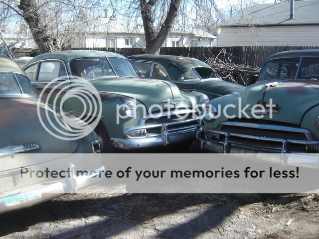 1951 CHEVY 2DR FLEETLINE & 2 51 AND 52 HARDTOPS!