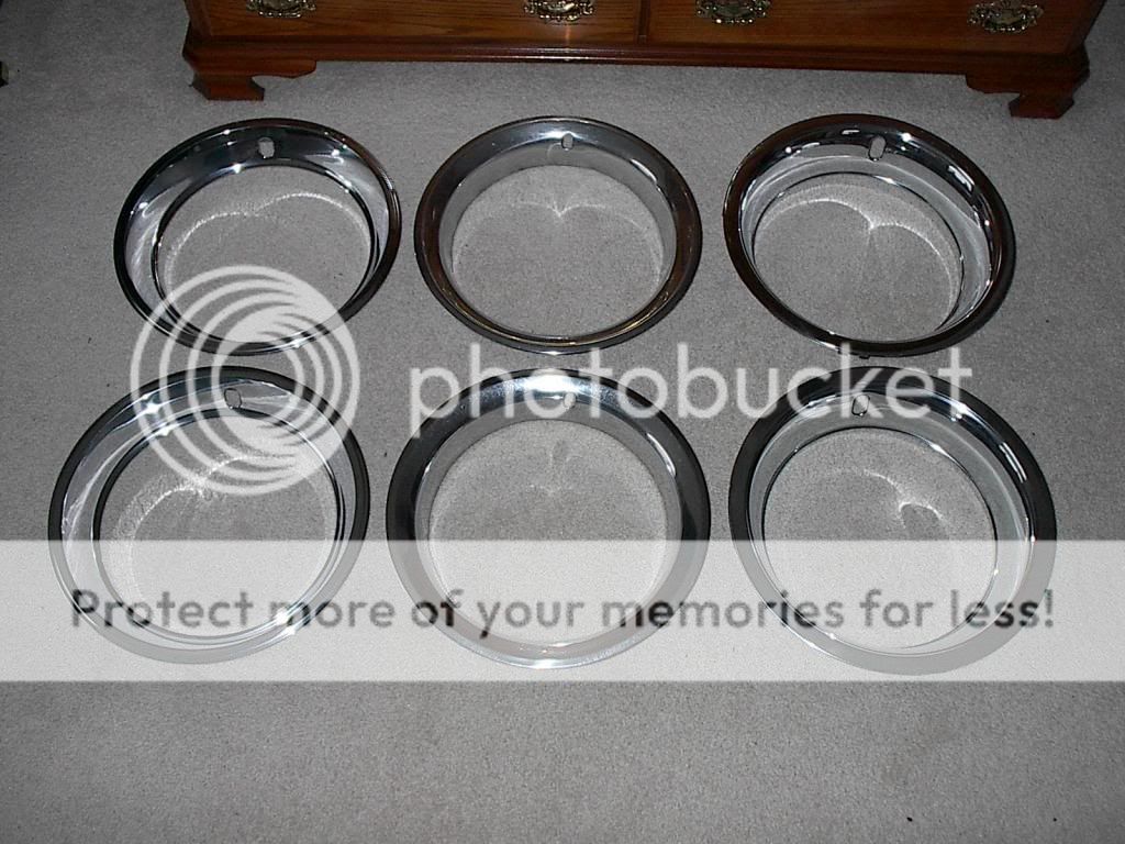 trim rings Rally II wheels Team Chevelle