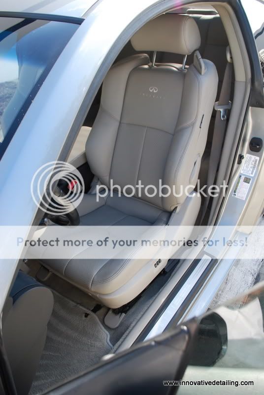 How to effectively clean your leather seats with steam and little or no